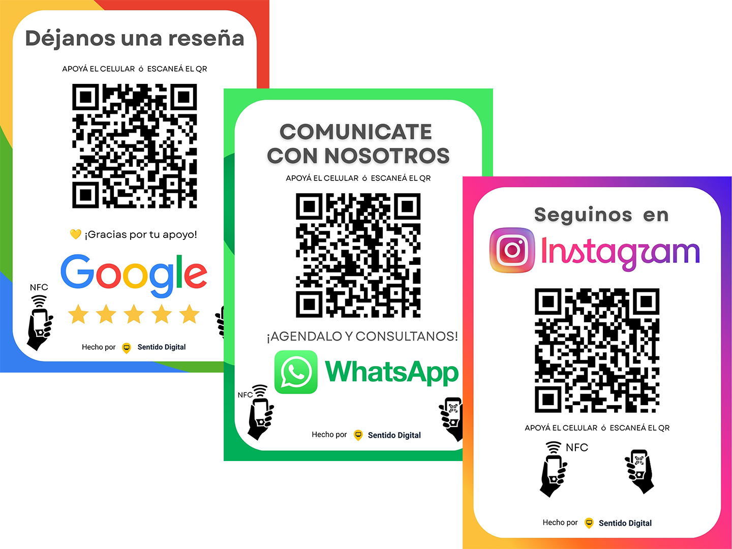 Dos pantallas mostrando el menú digital de una cafetería con productos y precios